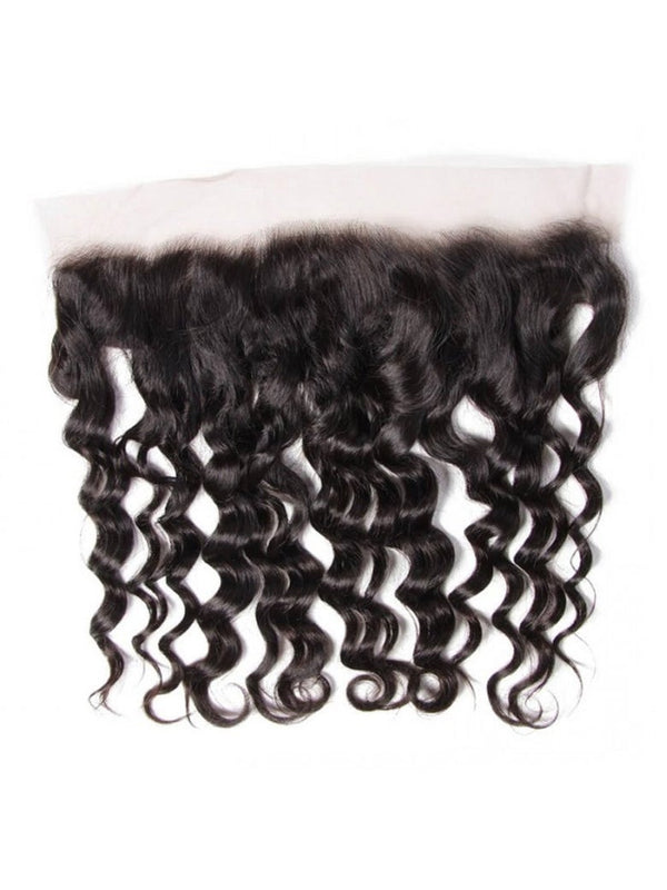 Raw Indian Curly Frontal 13*4